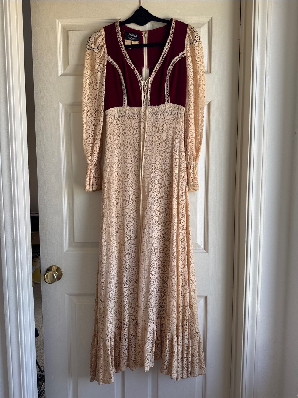 Rare Black Label Gunne Sax Dress.